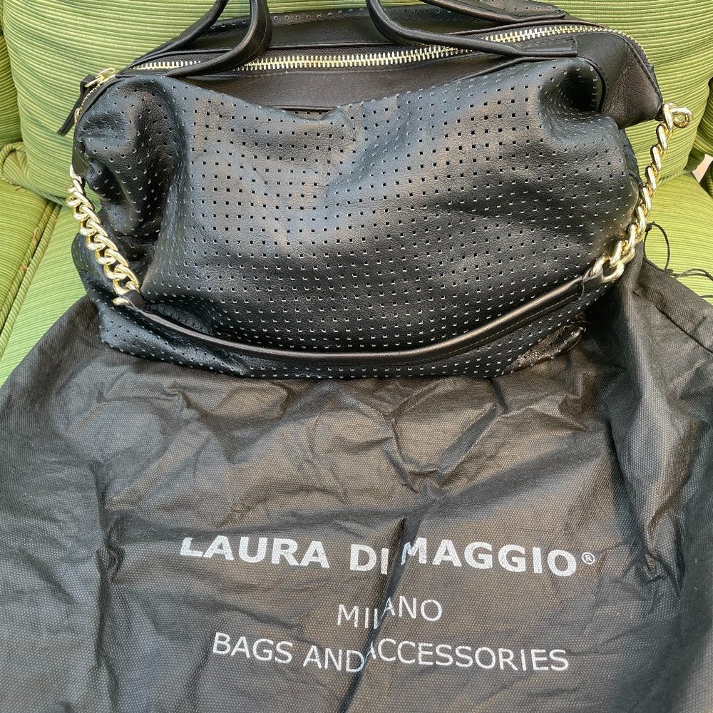 Laura Di Maggio black handbag